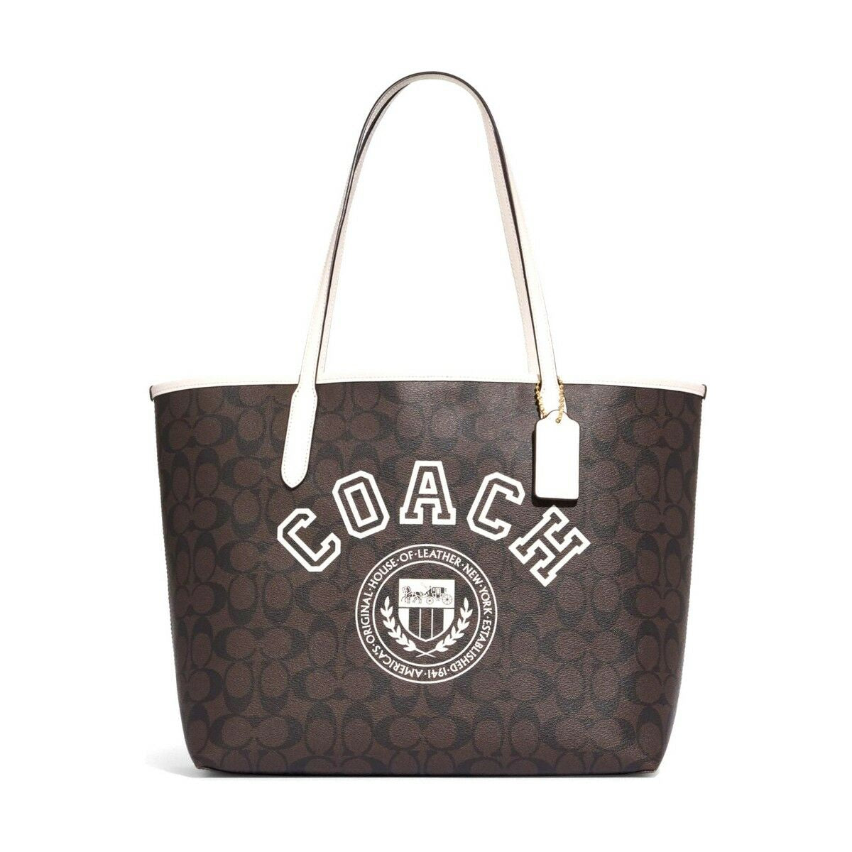 Bolso Mujer Coach CB869-IMUOC Marrón 44 x 27 x 14 cm