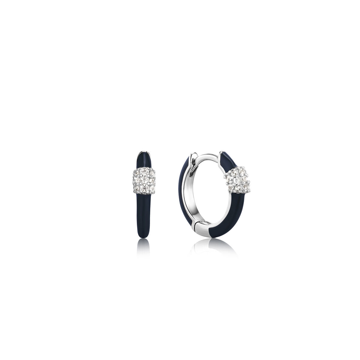 Pendientes Mujer Ania Haie E031-01H-B Plata de ley 1 cm