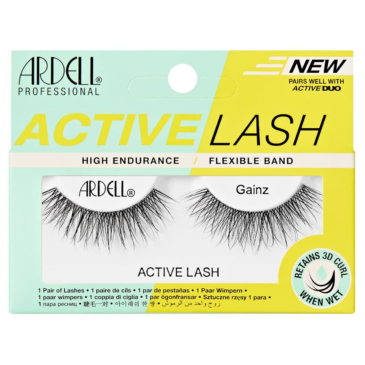 Set de pestañas postizas Ardell Active Lashes Gainz