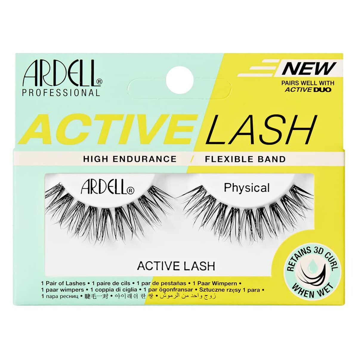 Set de pestañas postizas Ardell Active Lashes Physical