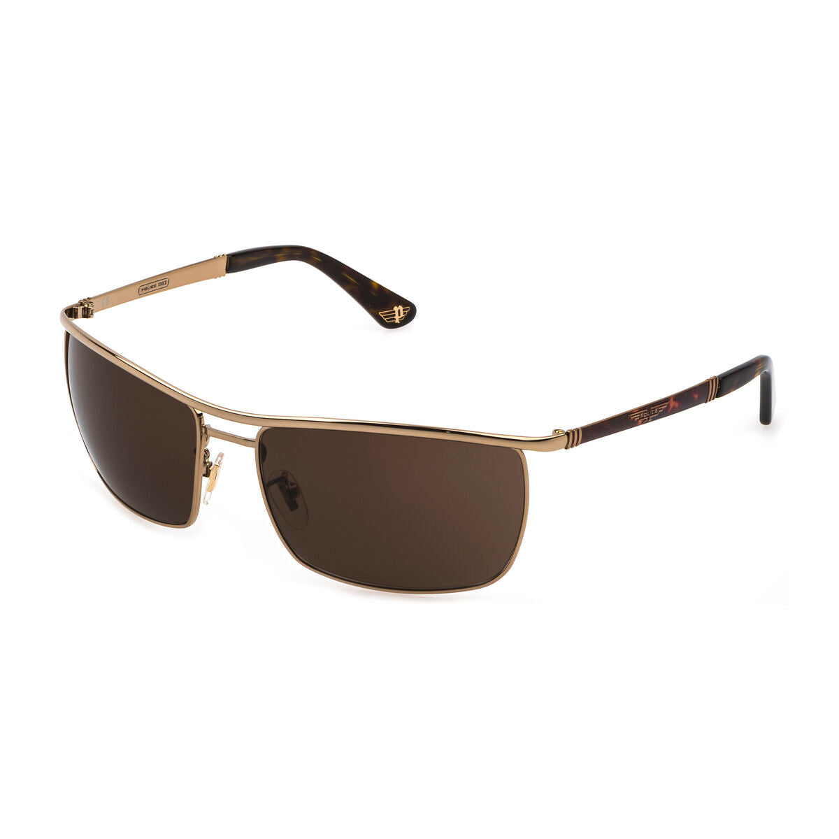 Gafas de Sol Hombre Police SPLB44-6302A8 Dorado ø 63 mm