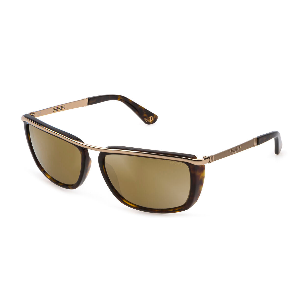 Gafas de Sol Hombre Police SPLB45-602A8G Dorado ø 60 mm