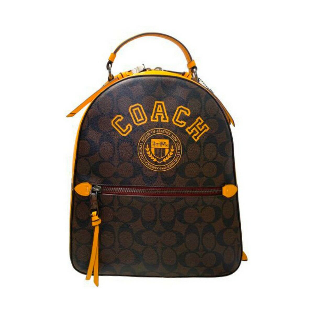 Mochila Casual Coach CB871-QBUOD Marrón 26 x 27 x 9 cm