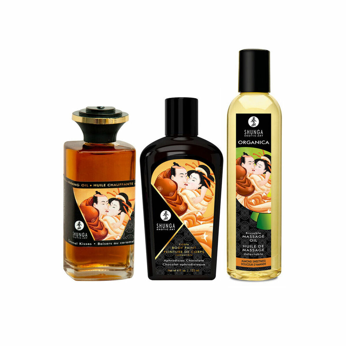 Set Erótico De Masaje Shunga (3 pcs)