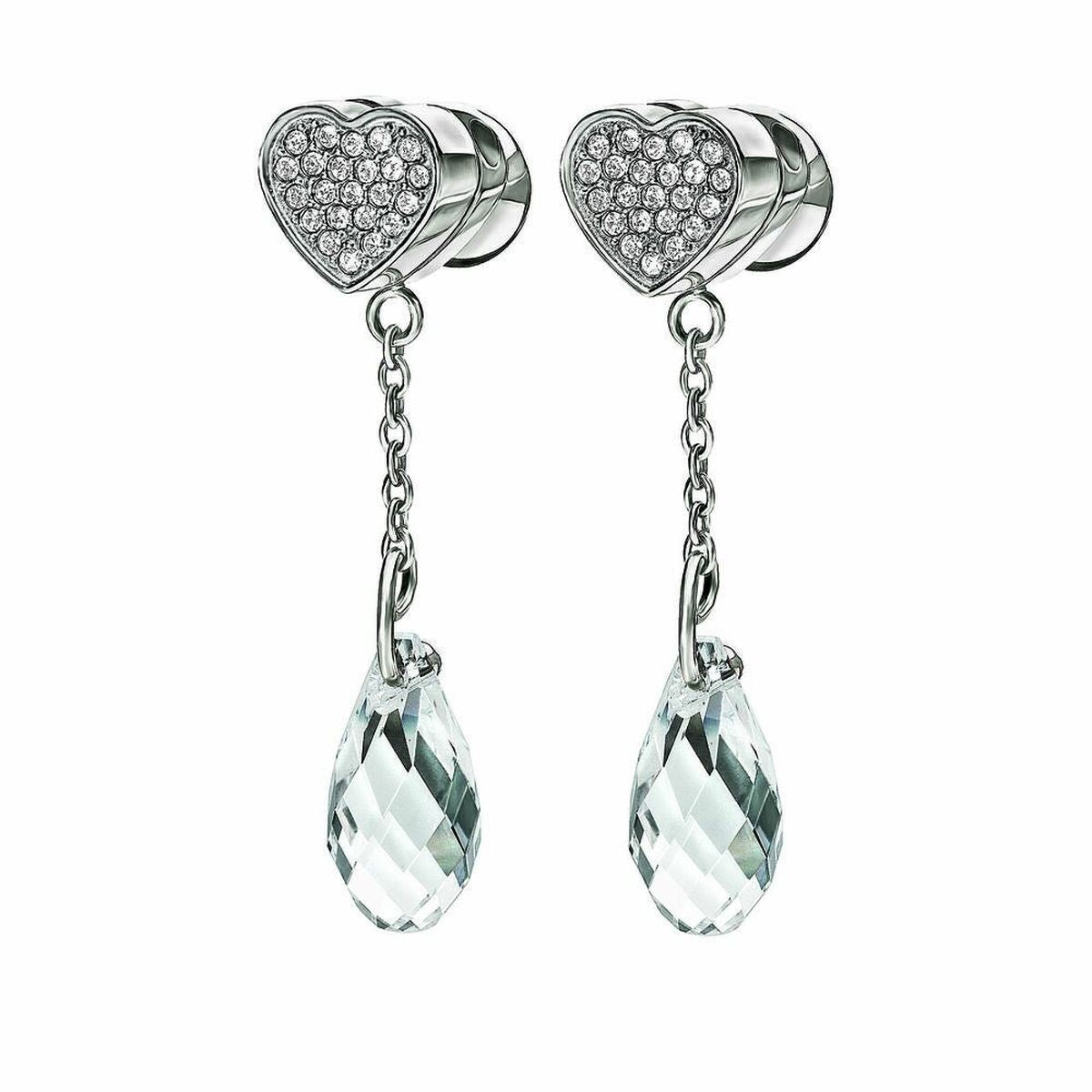 Pendientes Mujer Folli Follie 3E14F031C Acero Inoxidable 4 cm