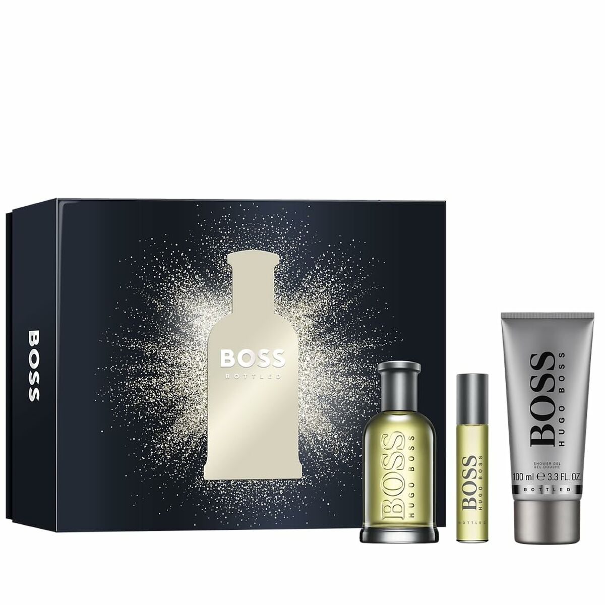 Set de Perfume Hombre Hugo Boss EDT Bottled No 6 3 Piezas