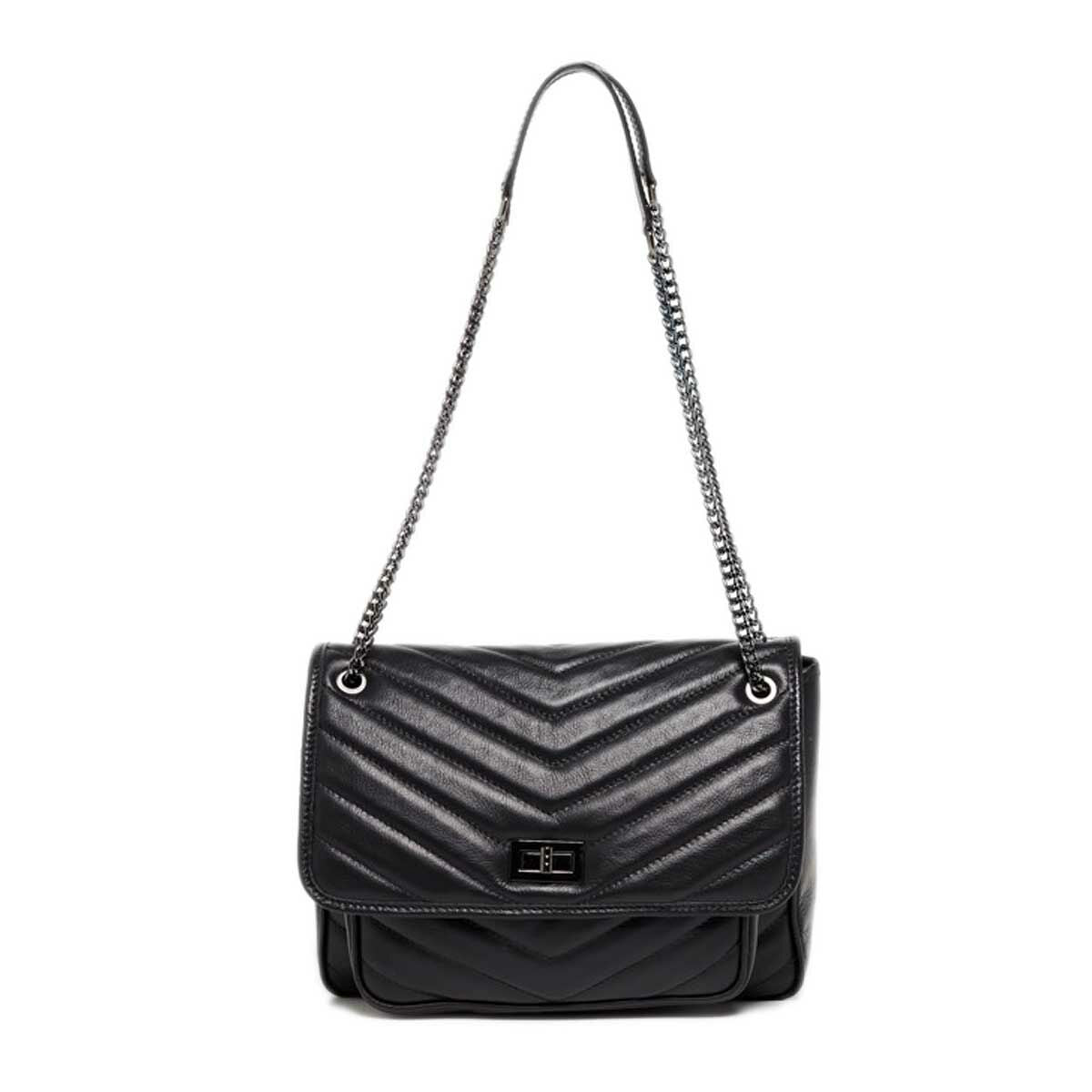 Bolso Mujer Maison Heritage MINI-TAMI-NOIR Negro 20 x 17 x 8 cm