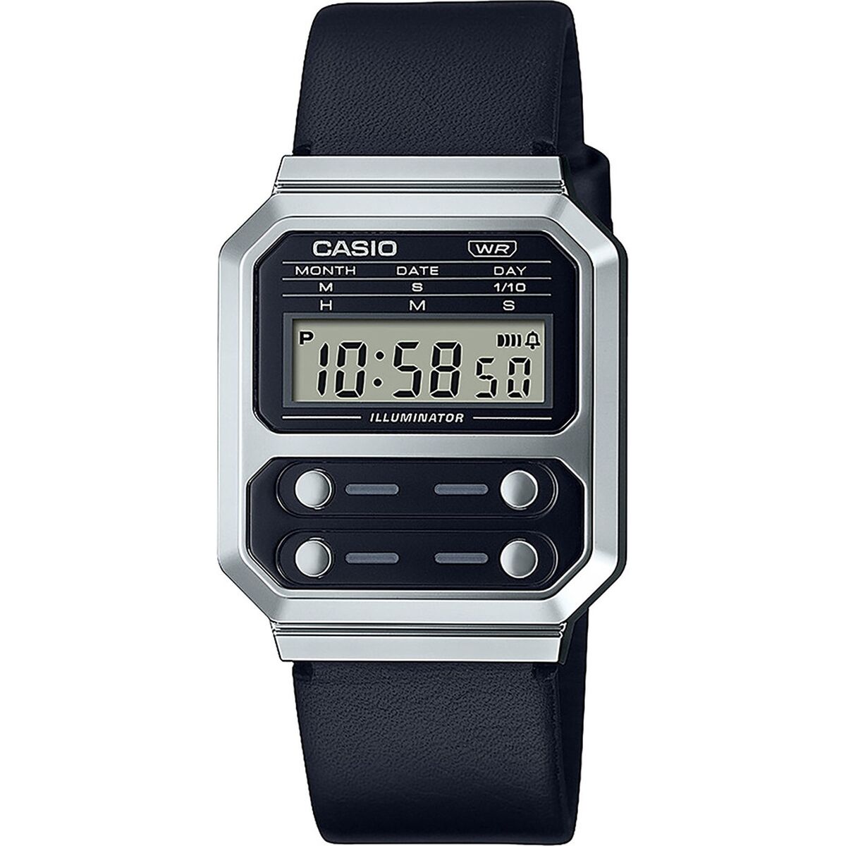 Reloj Unisex Casio F100 TRIBUTE - STEEL / BLACK ***SPECIAL PRICE*** (Ø 40 mm)