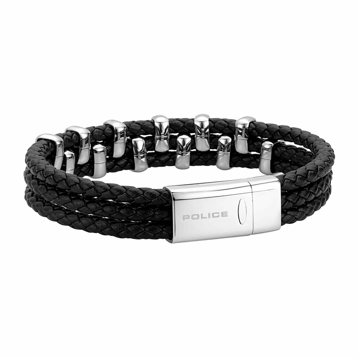 Pulsera Hombre Police PJ26321BLSB.01-S Cuero 19 cm