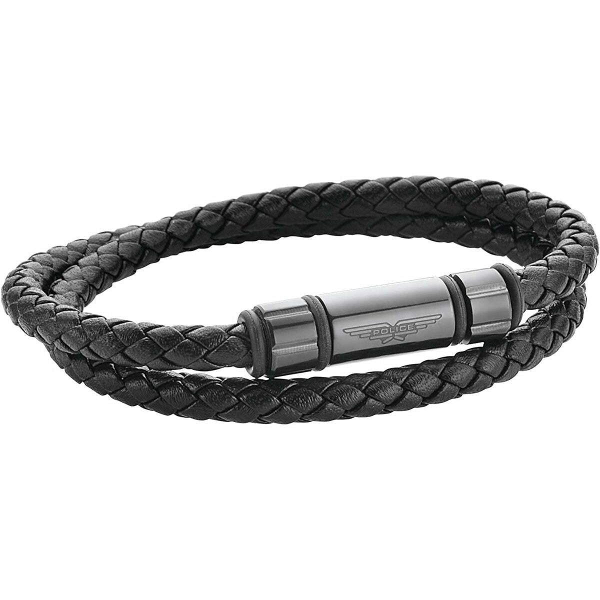 Pulsera Hombre Police PJ26403BLBU.01 Cuero 19 cm