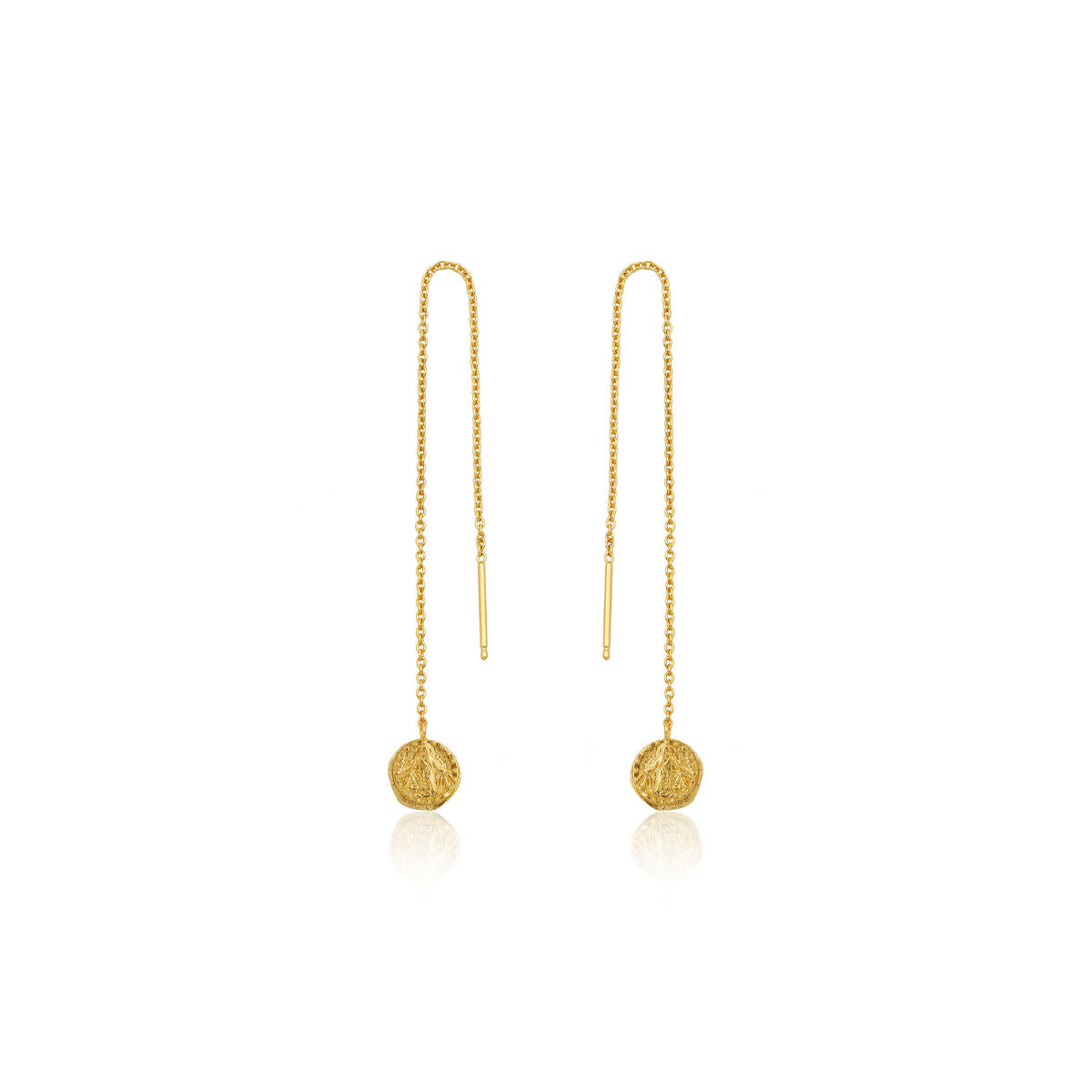 Pendientes Mujer Ania Haie E009-02G Plata de ley 4 cm