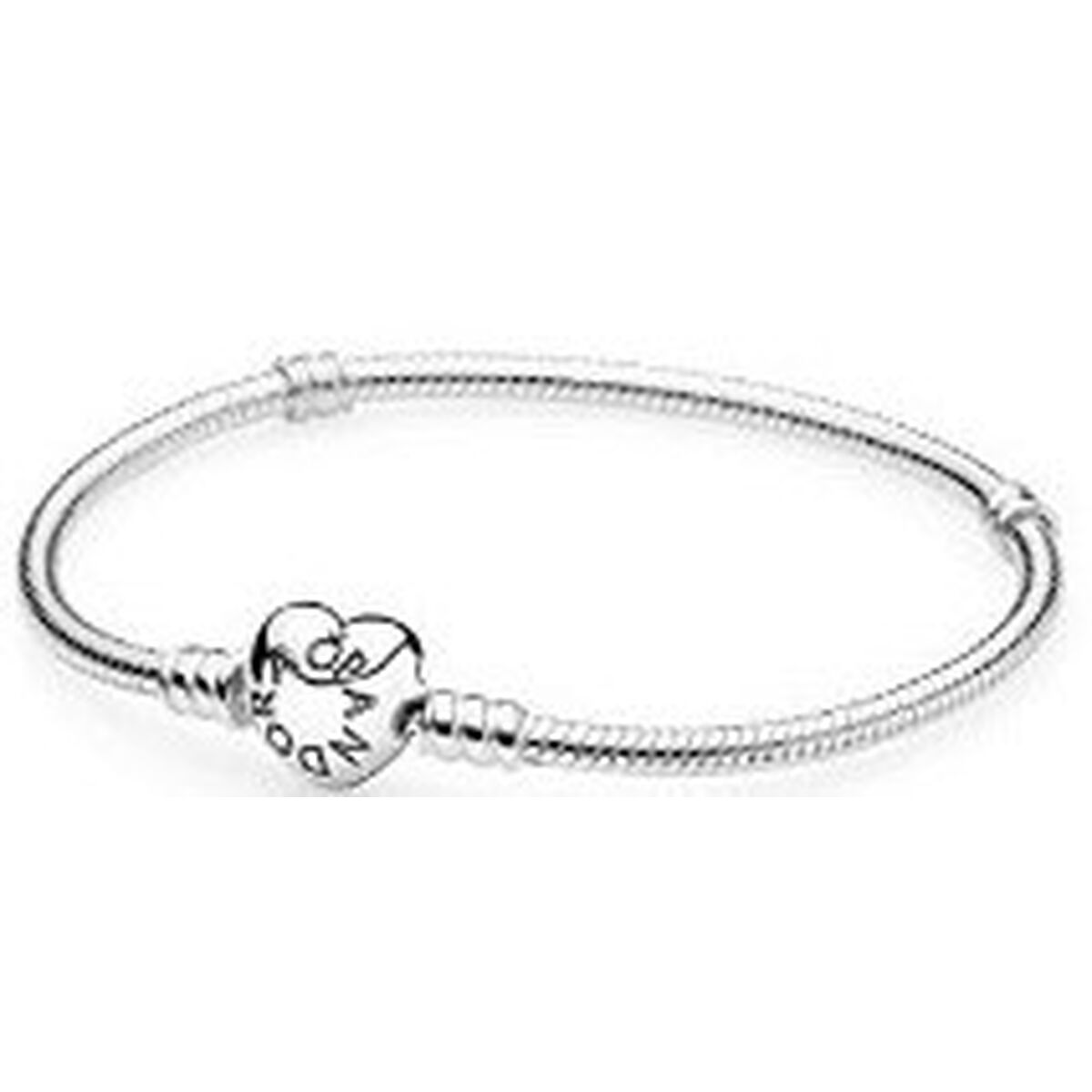 Pulsera Mujer Pandora HEART CLASP SNAKE CHAIN BRACELET