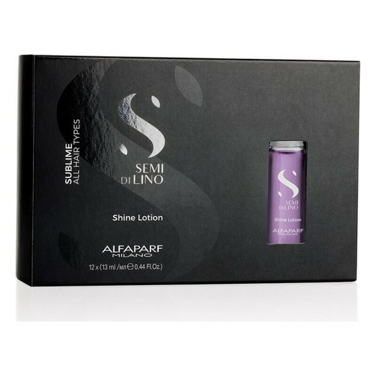 Tratamiento Capilar Protector Semi di Lino Sublime Shine Lotion Alfaparf Milano Semi Di Lino Sublime (12 x 13 ml)