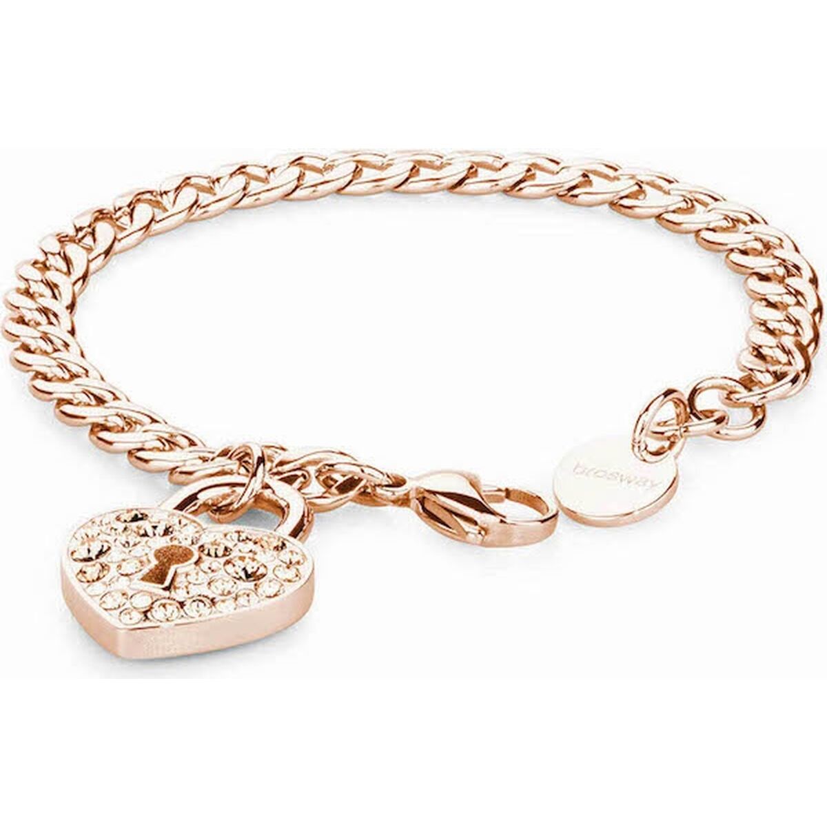 Pulsera Mujer Brosway Private Rosa Dorado