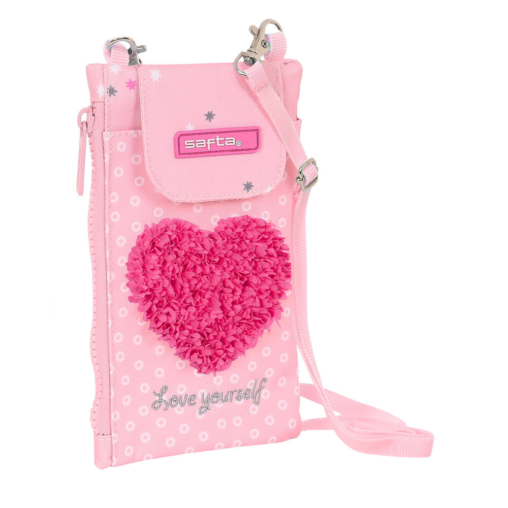 Monedero Safta Love Yourself Funda para Móvil Rosa