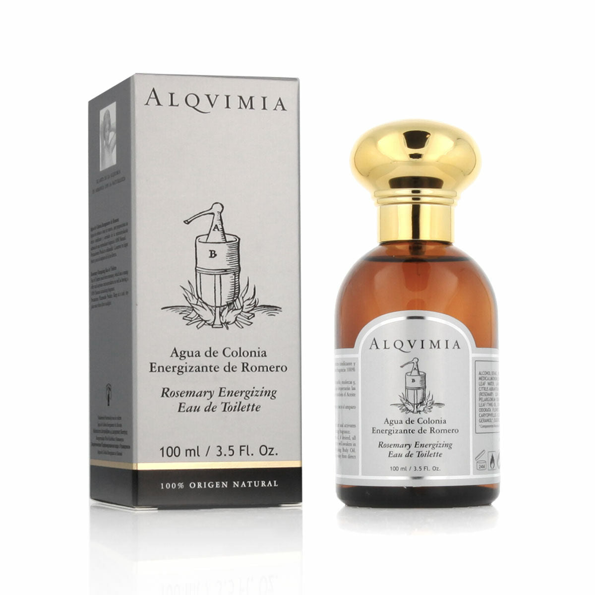 Perfume Unisex Alqvimia EDT Rosemary Energizing 100 ml