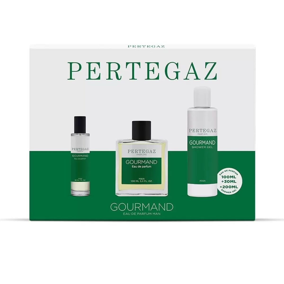 Set de Perfume Hombre Pertegaz Gourmand 3 Piezas