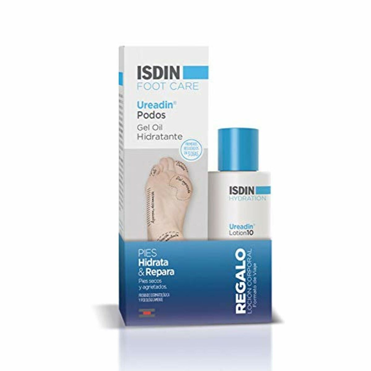 Set de Cosmética Unisex Isdin Ureadin Podos Repair 2 Piezas