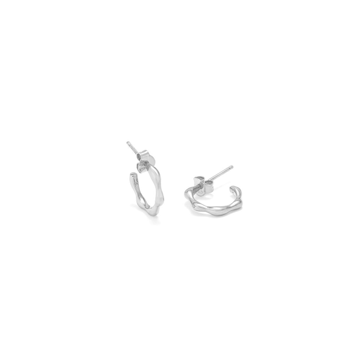 Pendientes Mujer Secrecy Plata de ley 2 cm