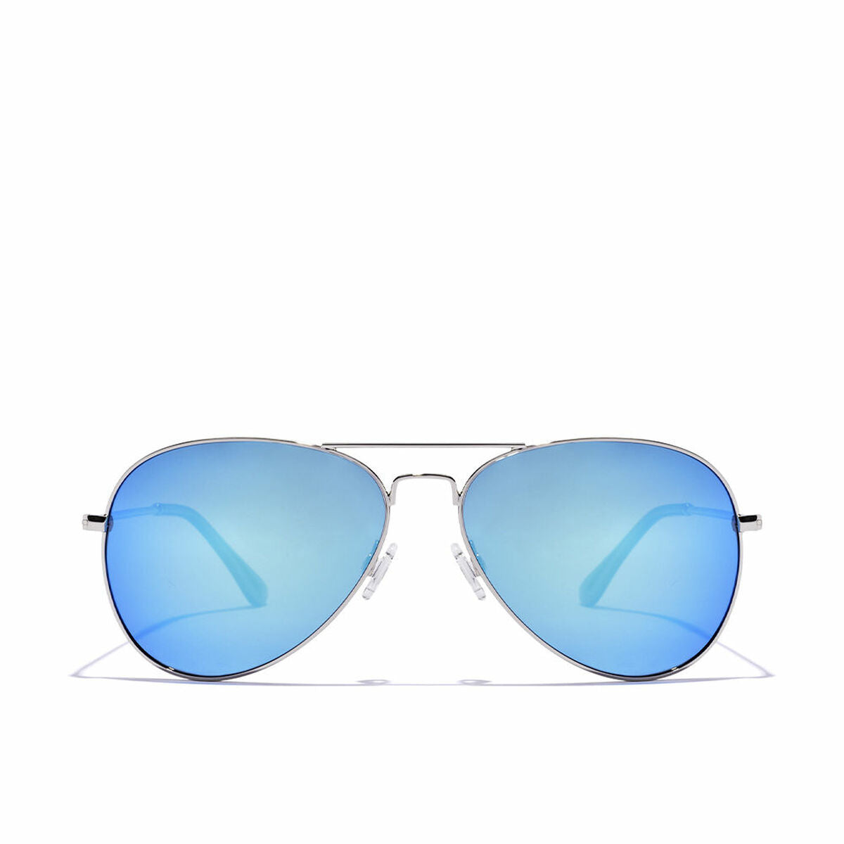 Gafas de Sol Unisex Hawkers Hawk Plateado Azul Polarizadas (Ø 54 mm)