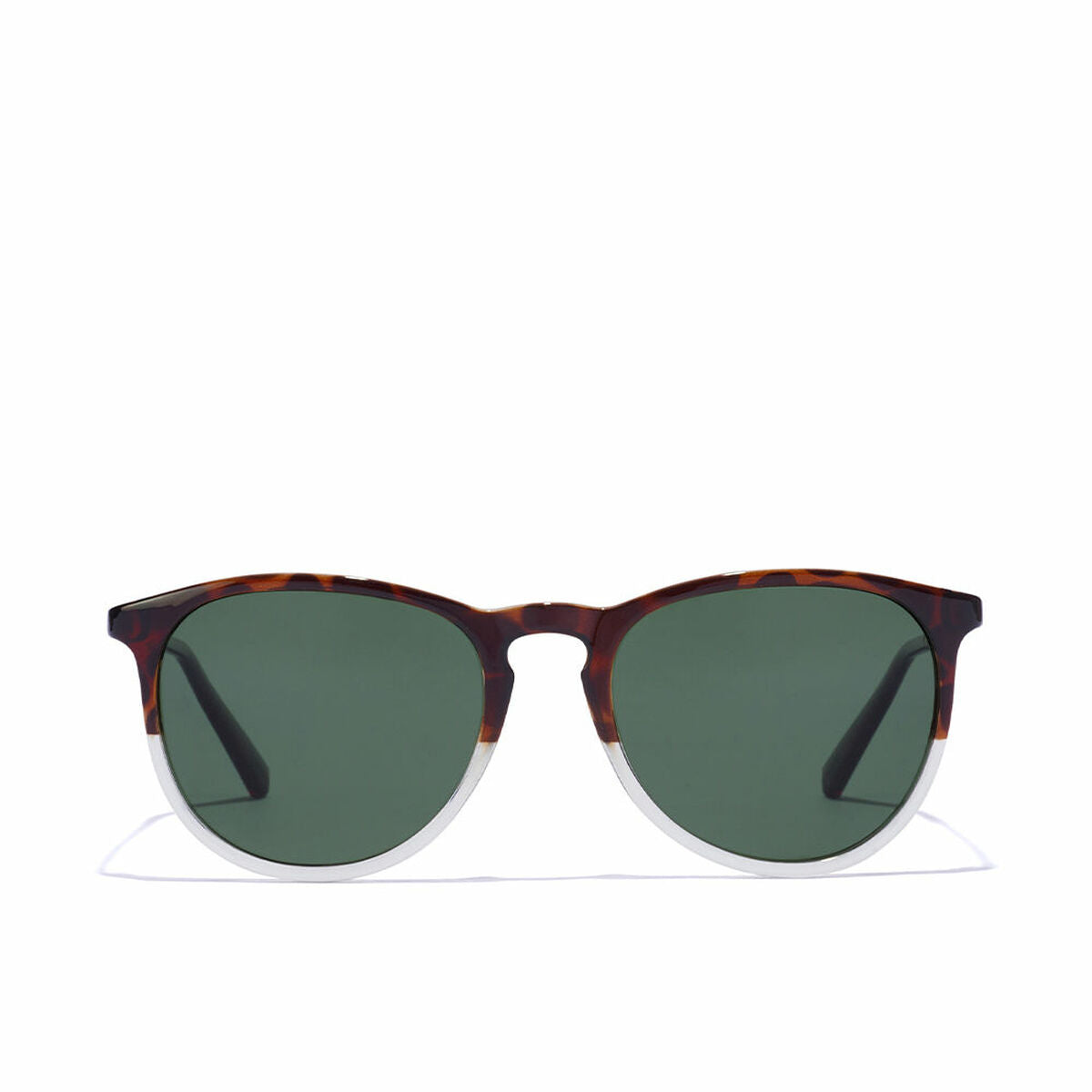 Gafas de Sol Unisex Hawkers Ollie Blanco Verde Havana Polarizadas (Ø 49 mm)