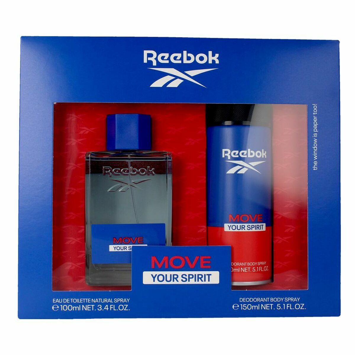 Set de Perfume Hombre Reebok Move Your Spirit (2 pcs)