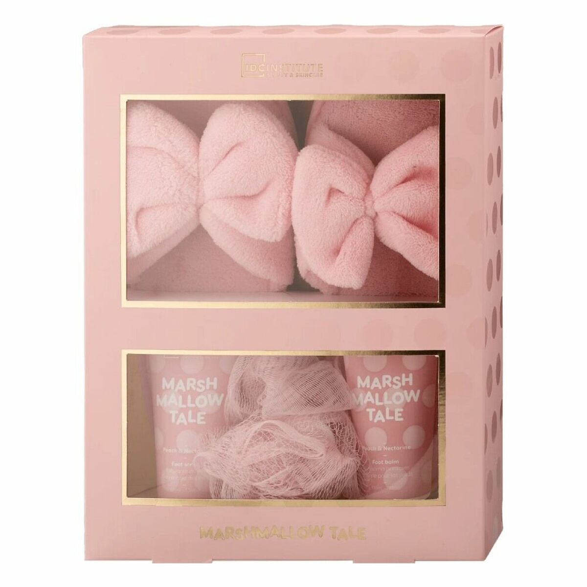 Set de Baño Marsh Mallow Tale IDC Institute Rosa (3 pcs)