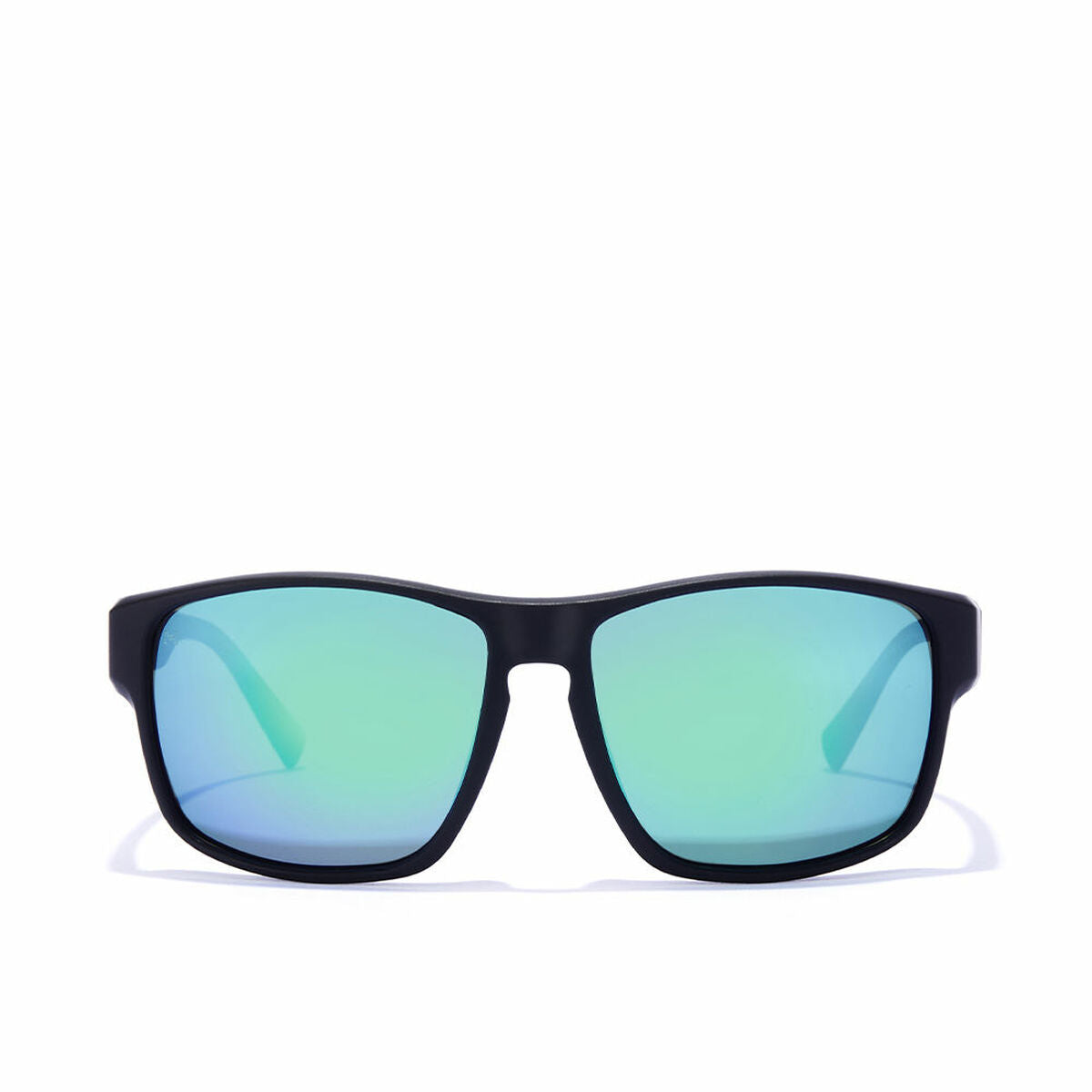 Gafas de Sol Unisex Hawkers Faster Raw Negro Verde Esmeralda Polarizadas (Ø 49 mm)