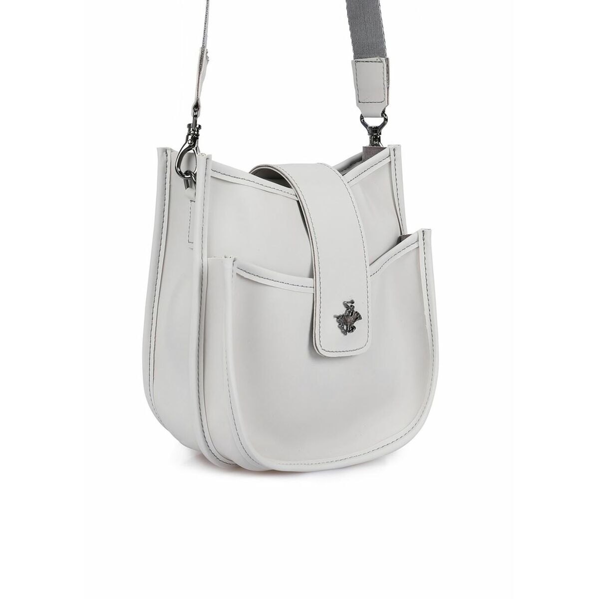 Bolso Mujer Beverly Hills Polo Club 668BHP0212 Gris 20 x 21 x 8 cm