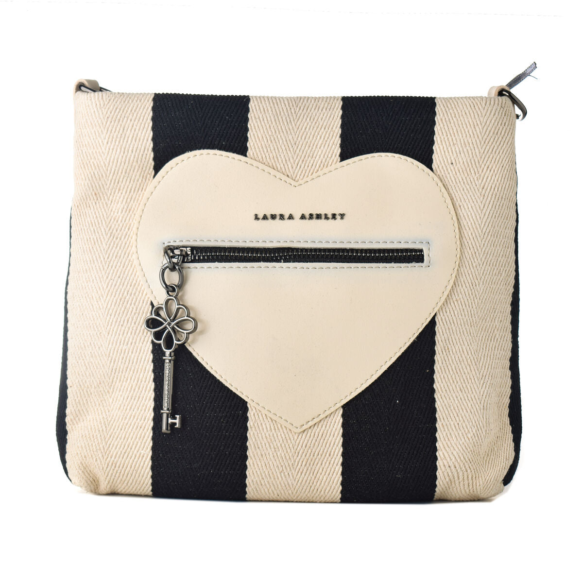 Bolso Mujer Laura Ashley DIXIE-BLACK-CREAM Multicolor 24 x 22 x 7 cm