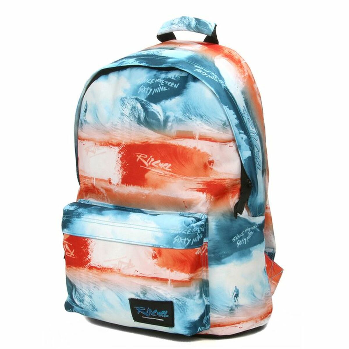 Mochila Casual Rip Curl Dome Photo Script Rojo Talla única