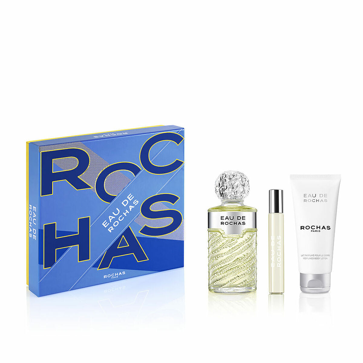 Set de Perfume Mujer Rochas Eau de Rochas 3 Piezas