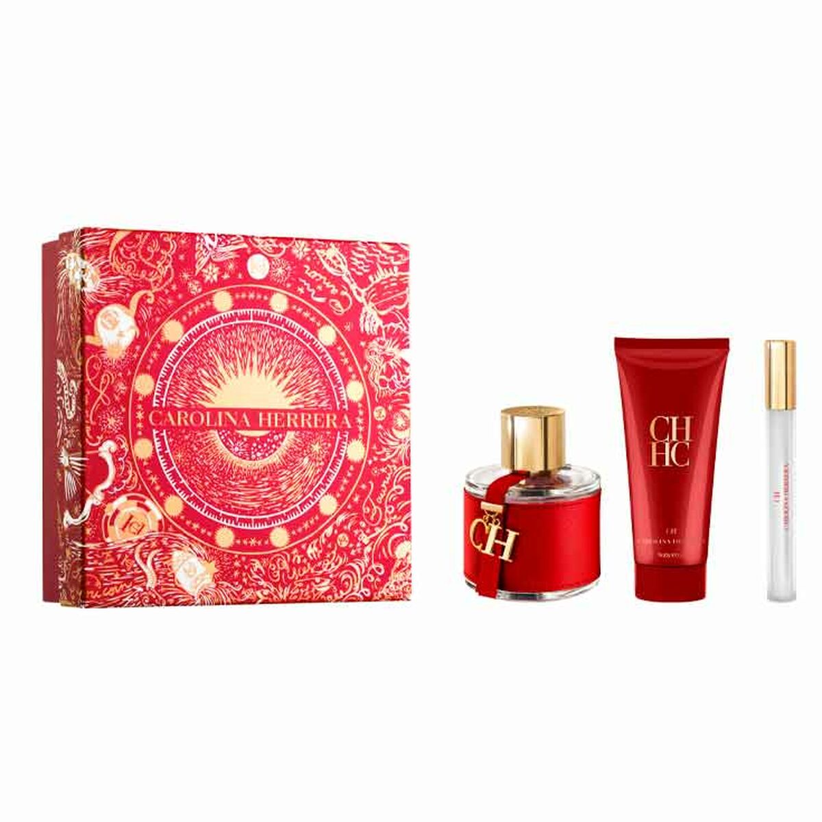 Set de Perfume Mujer Carolina Herrera 3 Piezas