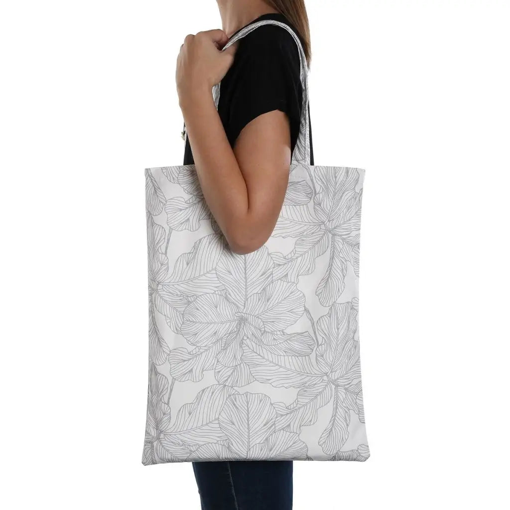 Bolsa de Compras Versa Palmeras Poliéster 36 x 48 cm