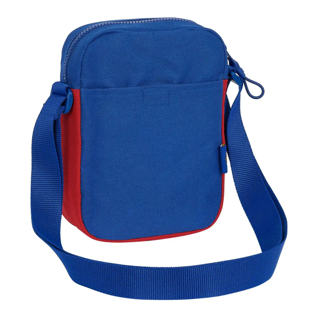 Bolso Bandolera F.C. Barcelona Azul Granate 16 x 22 6 cm