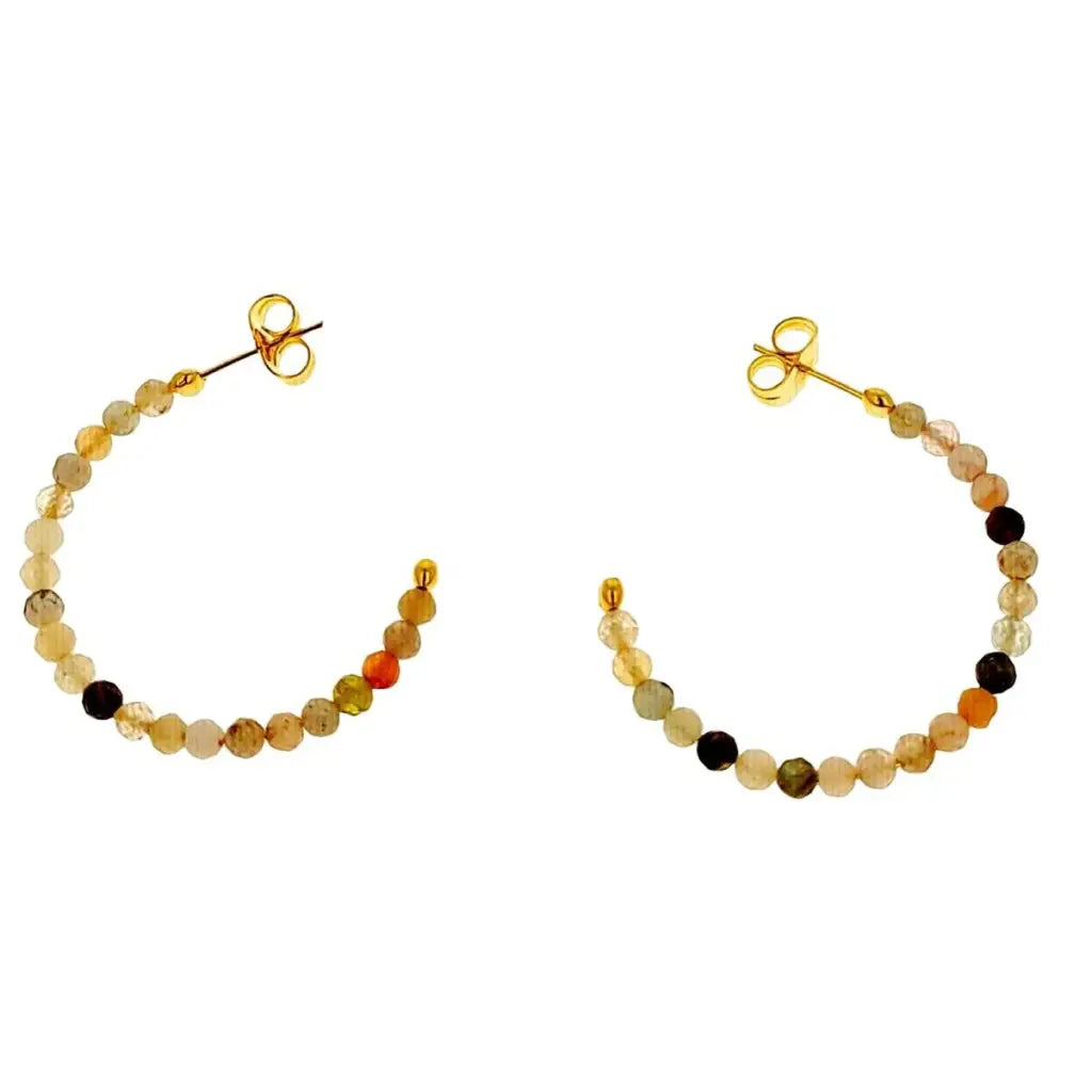 Pendientes Lola Casademunt Multicolor Piedras - Joyería