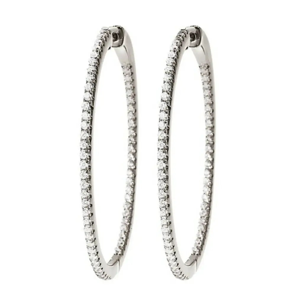 Pendientes Mujer Folli Follie 3E18S024C (3,5 cm) - Joyería