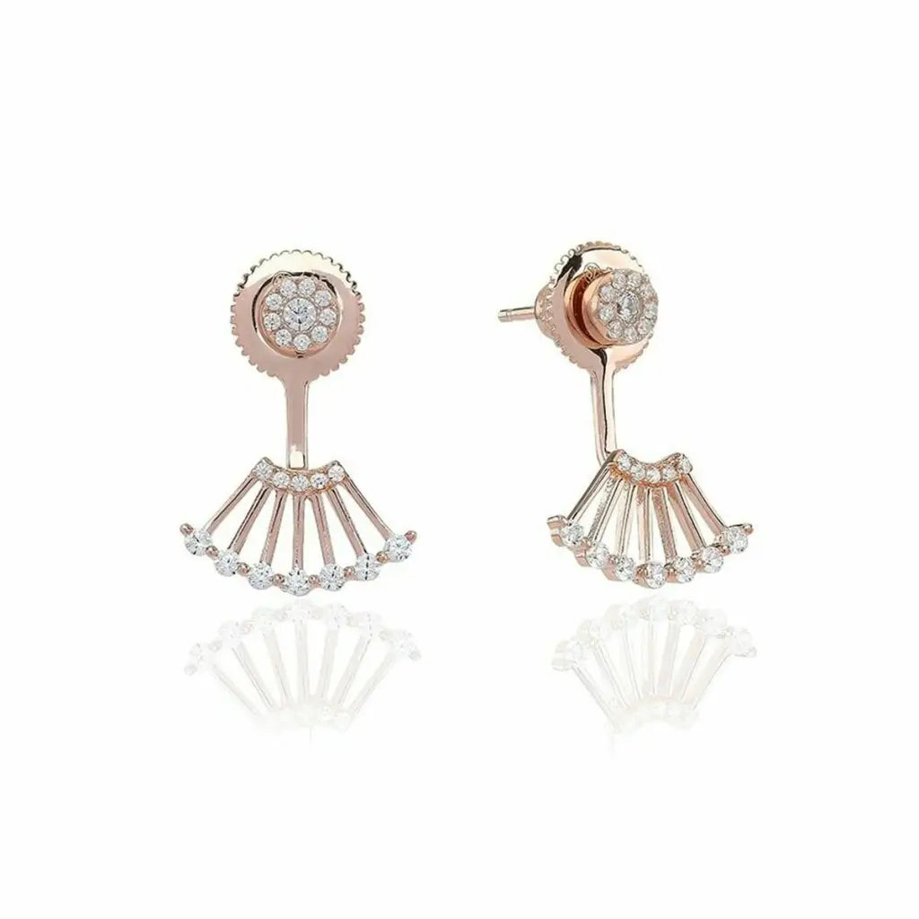 Pendientes Mujer Sif Jakobs E0604 - CZ - RG 3 cm - Joyería