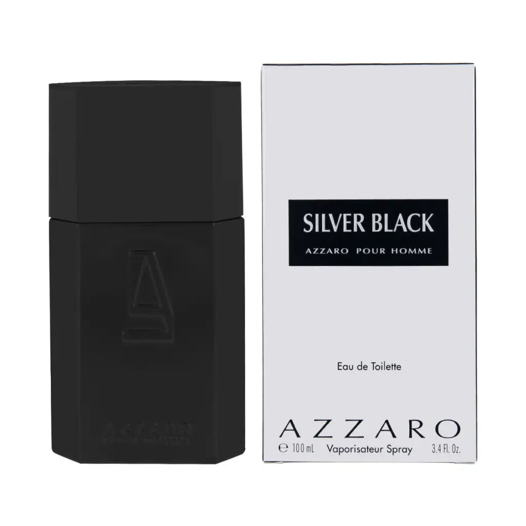 Perfume Hombre Azzaro EDT Silver Black (100 ml) - Belleza