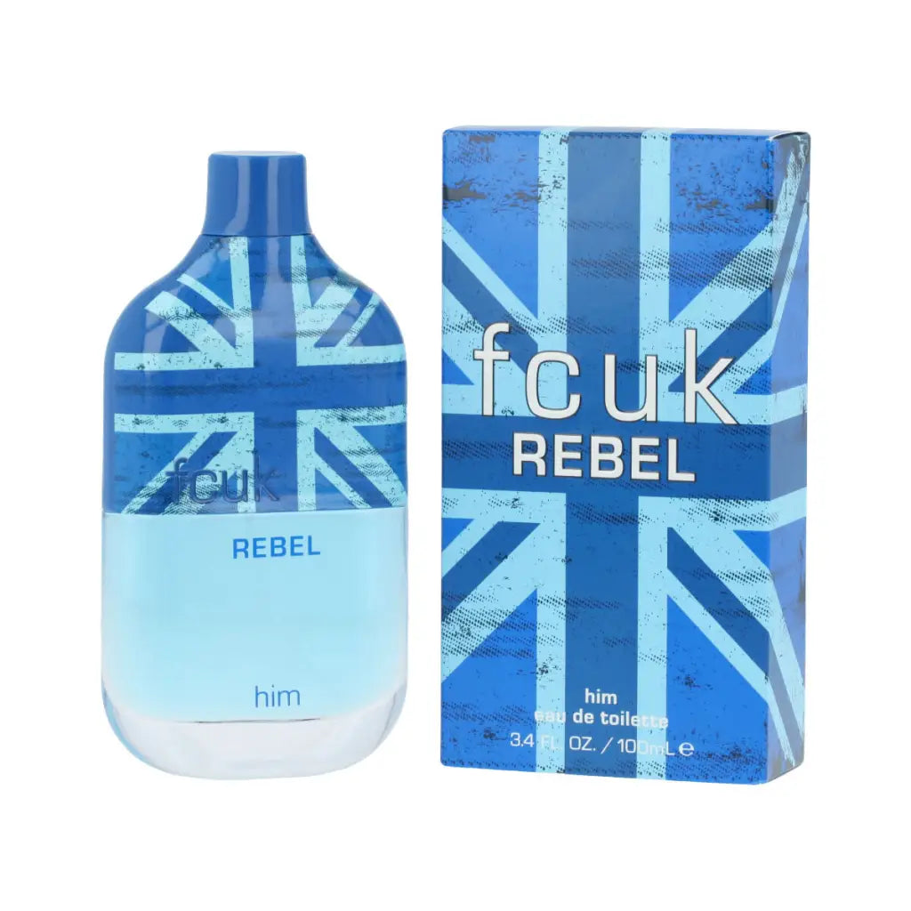 Perfume Hombre FCUK EDT Rebel Him (100 ml) - Belleza
