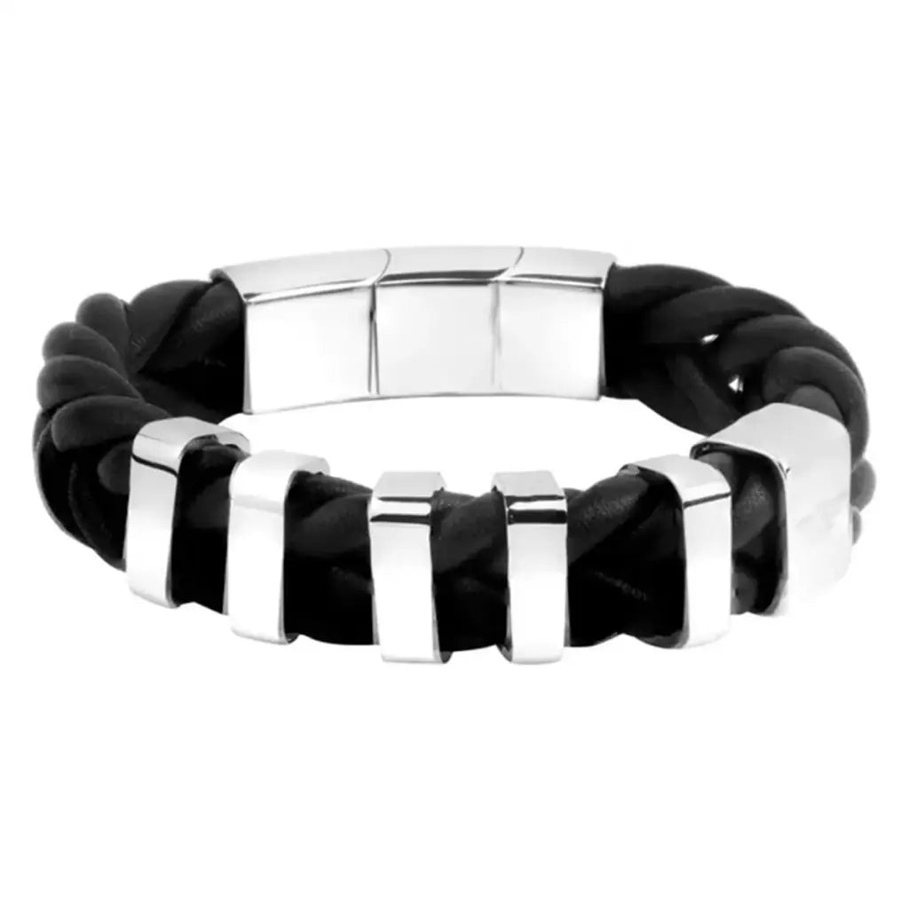 Pulsera Hombre Police Cuero 19 cm - Joyería