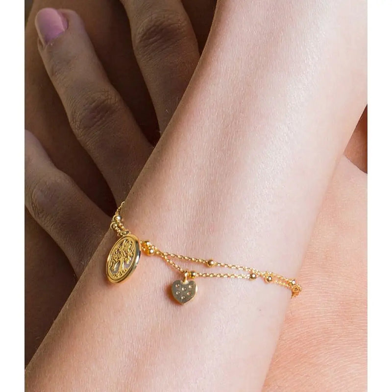 Pulsera Mujer Amen BR2ALCUG Dorado - Joyería