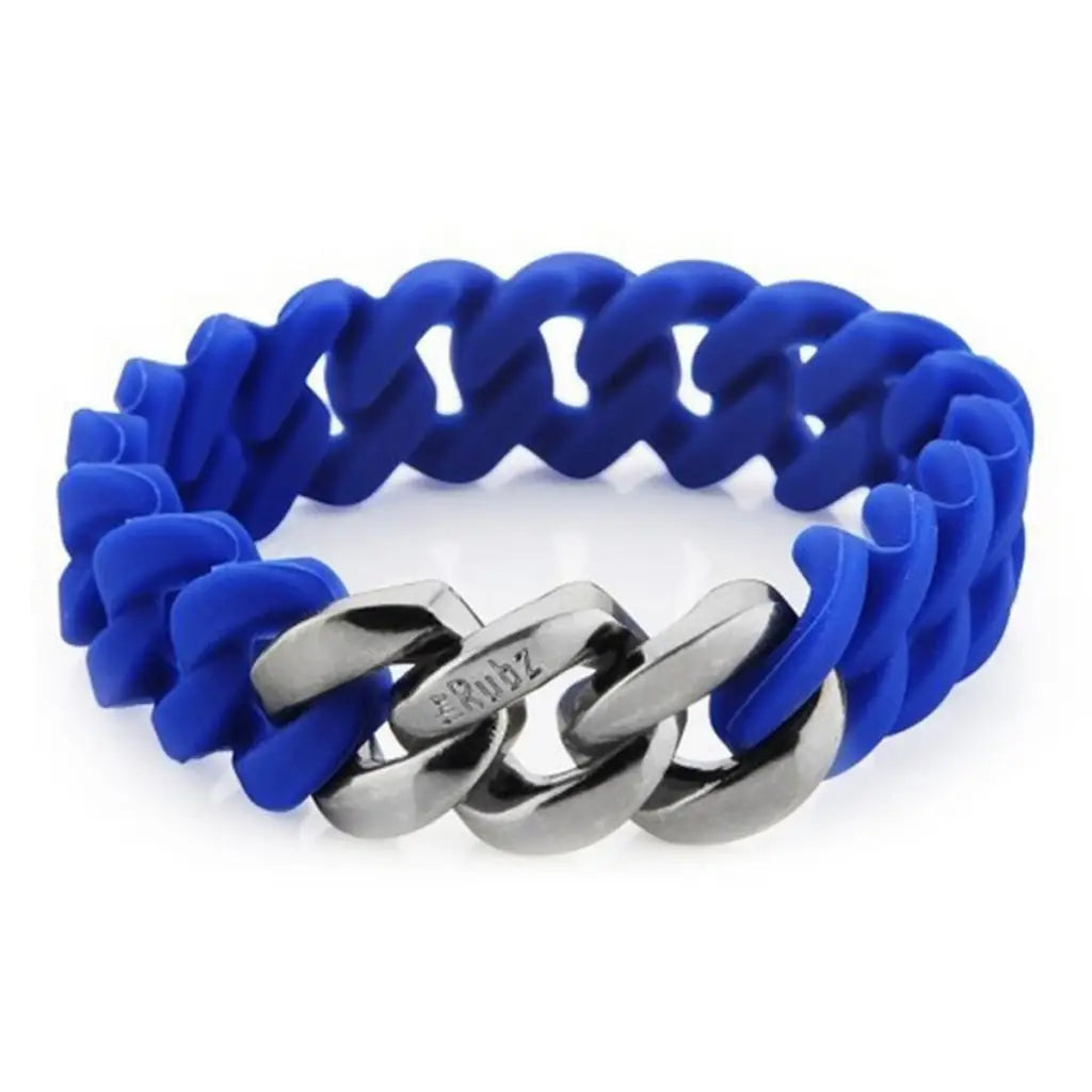 Pulsera Mujer TheRubz 04 - 100 - 066 Azul Gris Silicona