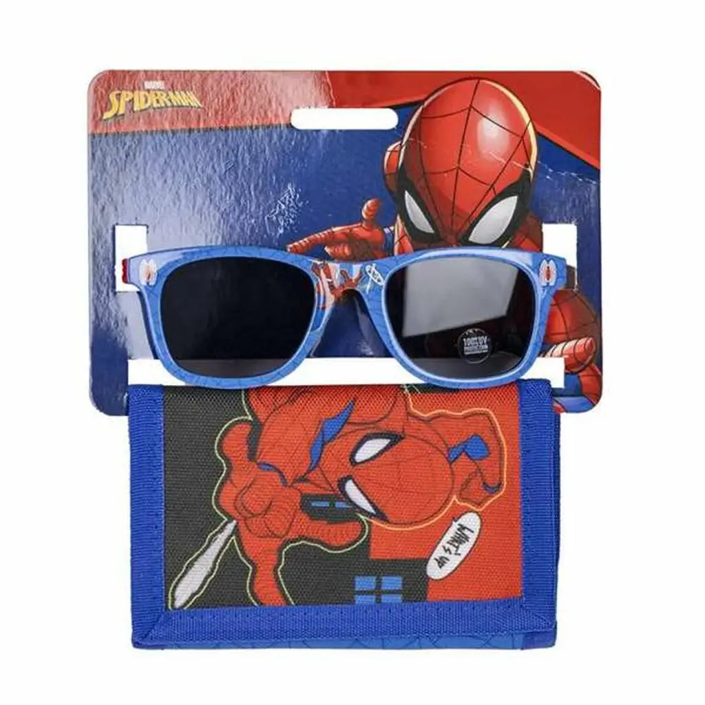 Set de Gafas Sol y Cartera Spider - Man 2 Piezas Azul