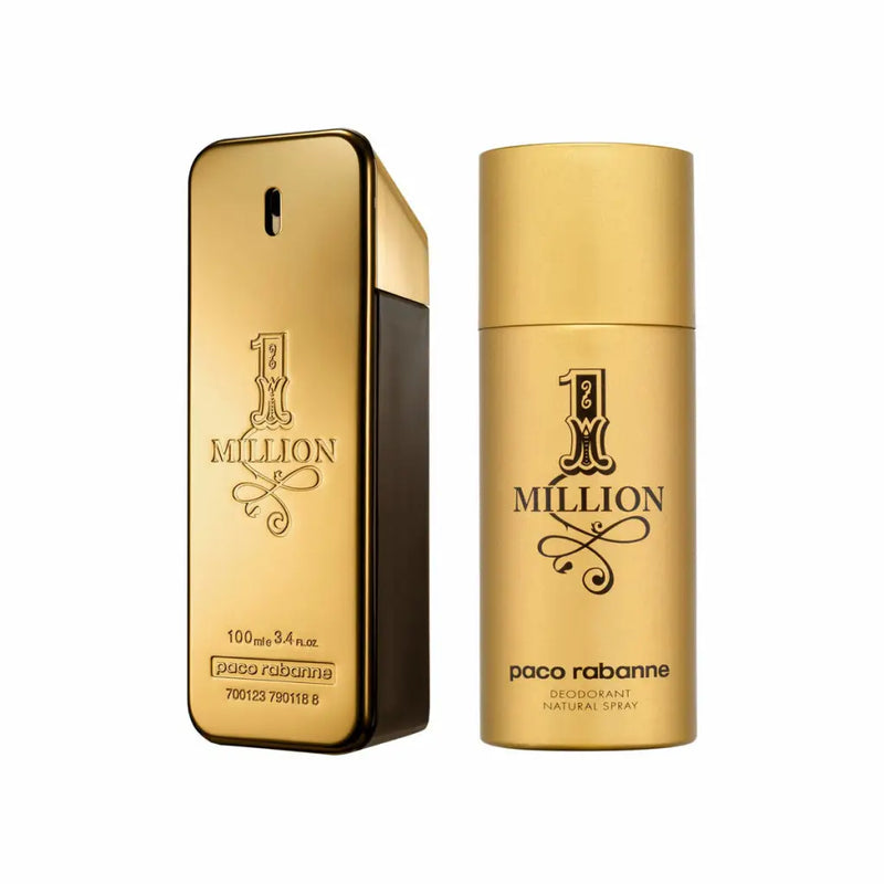 Set de Perfume Hombre Paco Rabanne EDT One million 2 Piezas